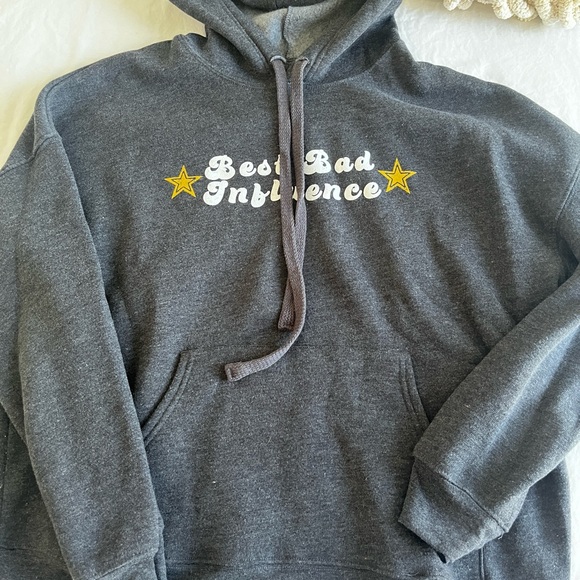 Print Hoodie “Best Bad Influence” - Picture 2 of 4